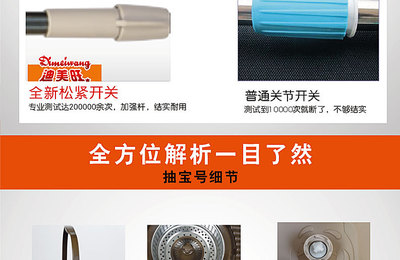 抽宝号全新自动旋转拖把 创新清洁，高效便捷